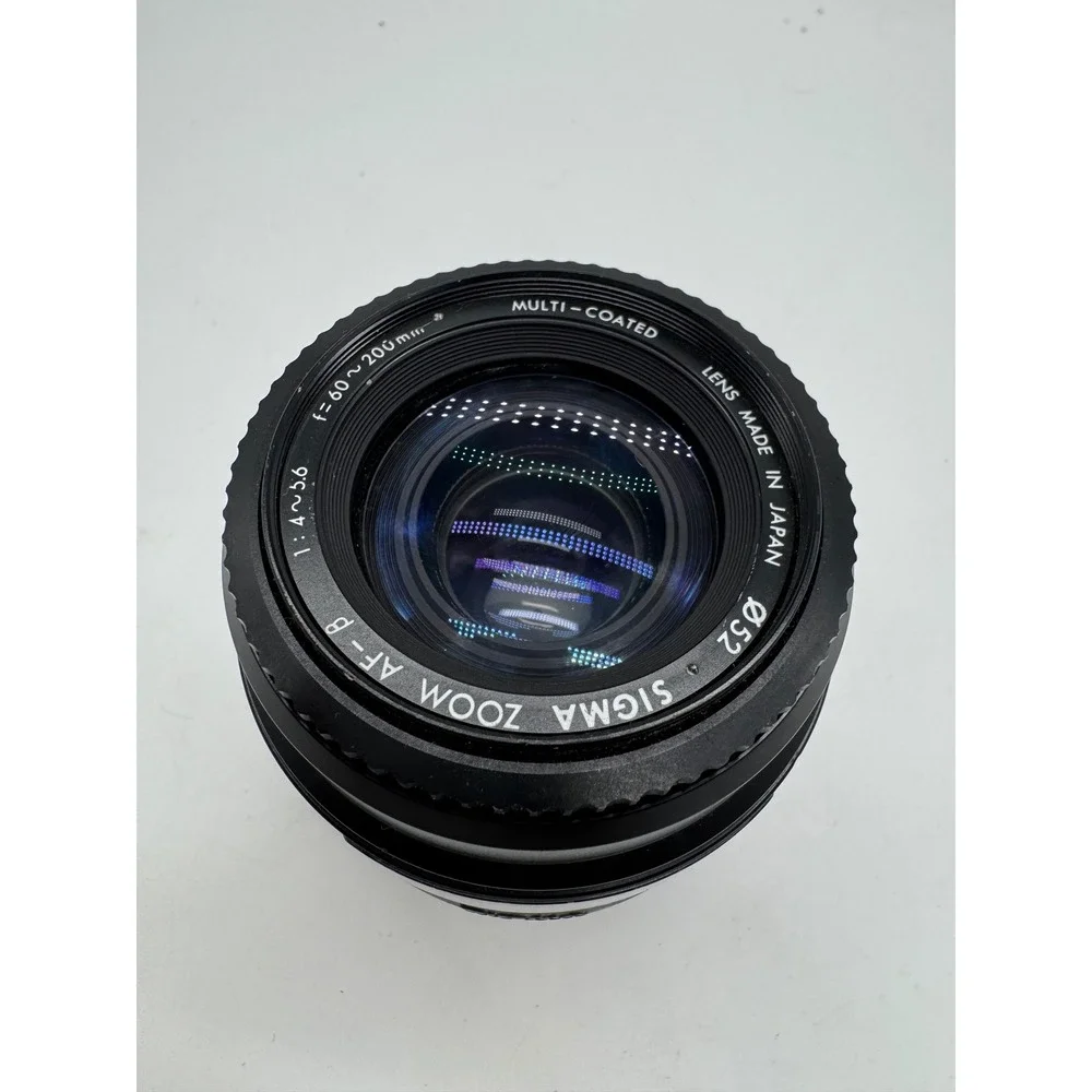 Sigma‎ Zoom AF-B 60-200mm f/4-5.6 Multi Coated Lens 52mm Made in Japan Black